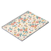 Coral Flower Garden Pattern Notitieboek (Linkerzijde)