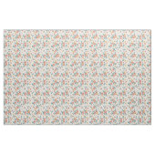 Coral Flower Garden Pattern Stof (Fat Quarter)
