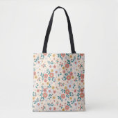 Coral Flower Garden Pattern Tote Bag (Voorkant)