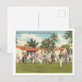 Coral Gables Florida  golfers Briefkaart (Voorkant / Achterkant)