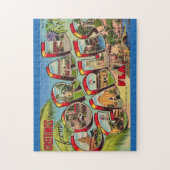 Coral Gables Florida Groet Legpuzzel (Verticaal)