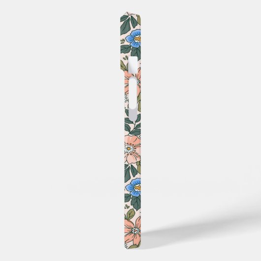 Coral Garden Flower Pattern Case-Mate iPhone Case (Achterkant / Links)