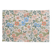 Coral Garden Flower Pattern Kussensloop (Achterkant)