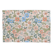 Coral Garden Flower Pattern Kussensloop (Voorkant)