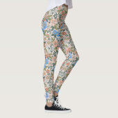 Coral Garden Flower Pattern Leggings (Rechts)