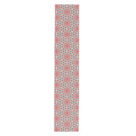 Coral Garden Tile Pattern Medium Tafelloper (Voorkant)