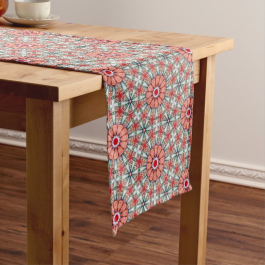 Coral Garden Tile Pattern Medium Tafelloper (Voorbeeld)