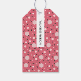 Coral Geo Editie Cadeaulabel