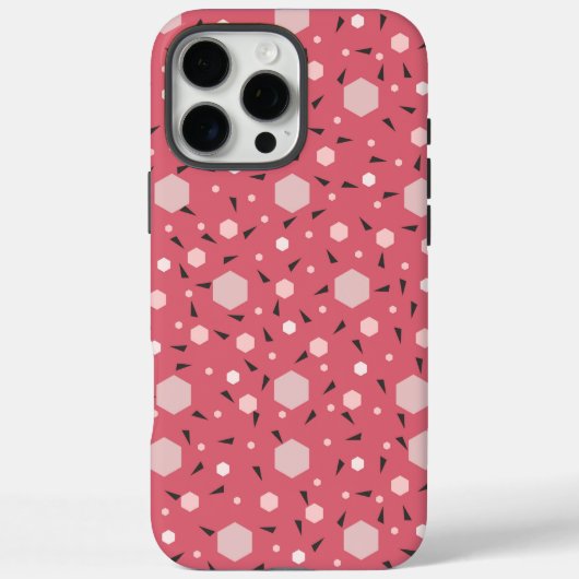 Coral Geo Editie Case-Mate iPhone Case (Achterkant)