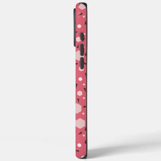 Coral Geo Edition Case-Mate iPhone Case (Achterkant / Links)