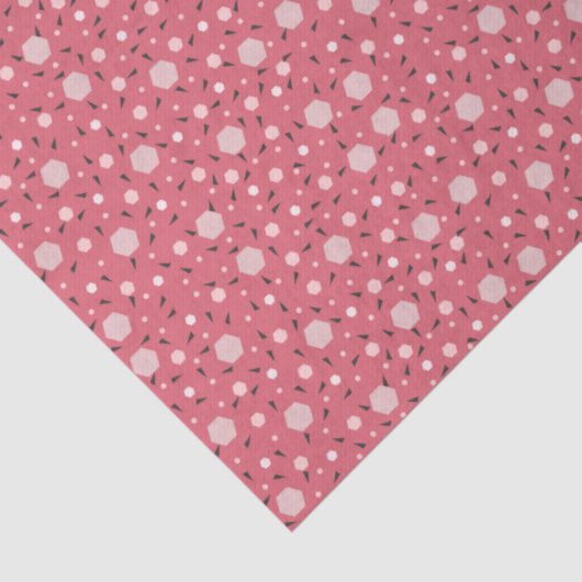 Coral Geo Edition Tissuepapier (Detail)