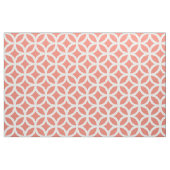 Coral Geometric Pattern Fabric Stof (Fat Quarter)