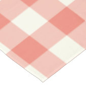 Coral Gingham / Buffalo Check Tablecloth Tafelkleed (Gekanteld)