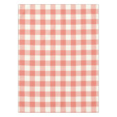 Coral Gingham / Buffalo Check Tablecloth Tafelkleed (Voorkant)