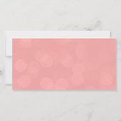 Coral Gouden Trouwfoto Liefde & Dank Bedankt (Achterkant)