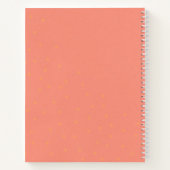 Coral Grateful and Blessed Gratitude Journal Notitieboek (Achterkant)