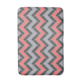 Coral Gray Herringbone Badmat (Voorkant Verticaal)