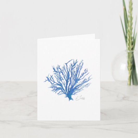 Coral Greeting Card Kaart (Voorkant)