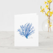 Coral Greeting Card Kaart (Gele Bloem)