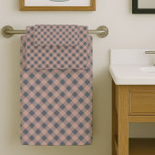 Coral Grey Bath Towels Elegant Everyday Luxury Bad Handdoek