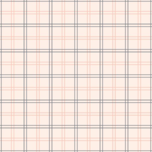 Coral Grey Plaid Throw Personalized Trendy Look Fleece Deken