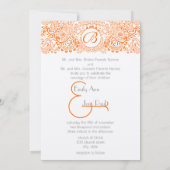 Coral Grey Whimsical Tortelduifjes Weddenschap Kaart (Achterkant)