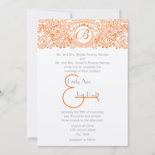 Coral Grey Whimsical Tortelduifjes Weddenschap Kaart (Achterkant)