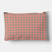 Coral Grijs Rut Diamond Patroon Klein Etui (Achterkant)