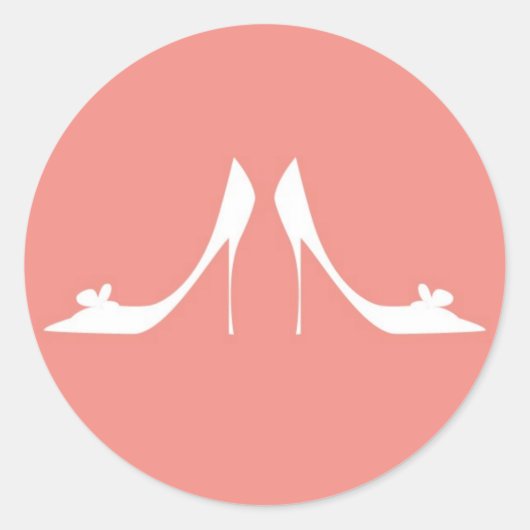 Coral Heels Sticker (Voorkant)