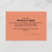 Coral Hibiscus Serenade Paradise Plaatskaartje (Achterkant)