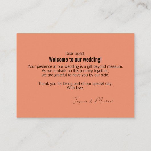 Coral Hibiscus Serenade Paradise Plaatskaartje (Achterkant)