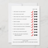 Coral Hij zei: "vrijgezellenfeest spelkaart" Kaart (Achterkant)