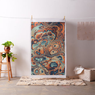 Coral & Indigo Marmercellen Stof