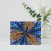 Coral Kaleidoscoop Briefkaart (Staand voorkant)