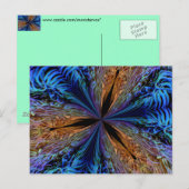Coral Kaleidoscoop Briefkaart (Voorkant / Achterkant)