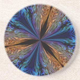 Coral Kaleidoscope Onderzetter