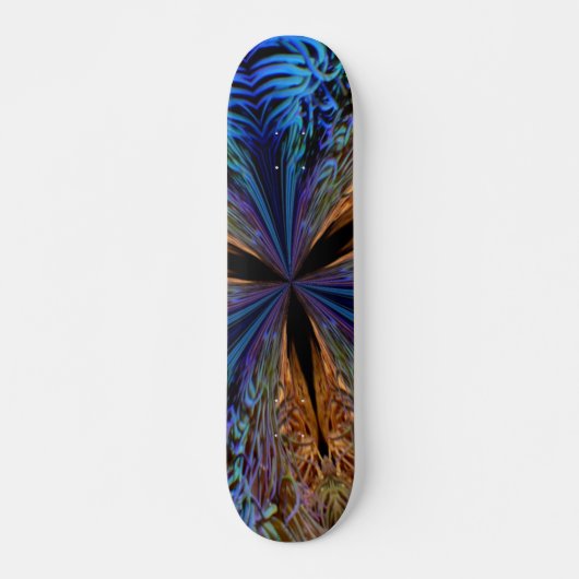 Coral Kaleidoscope Skateboard (Voorkant)