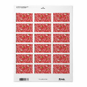 Coral Leaf Drift Worpdeken Etiket (Full Sheet)