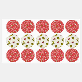 Coral Leaf Drift Worpdeken Labels