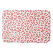 Coral Leopard Print Badmat (Voorkant)