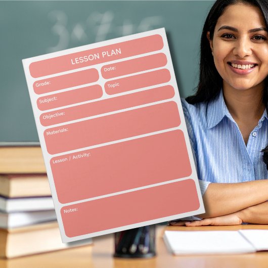 Coral Lesplanner Kladblok
