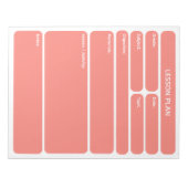 Coral Lesplanner Kladblok (Voorkant)