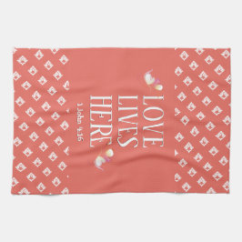 Coral | LEVENDE LEVENS HIER | Stijlvol  Theedoek