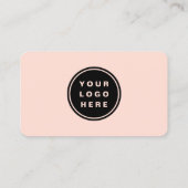 Coral Logo QR Code Professional Visitekaartje (Achterkant)