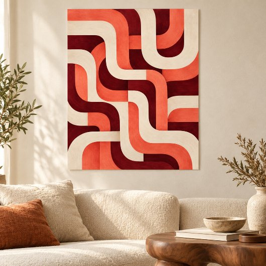Coral Loom Labyrinth Kunstprint Poster