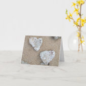 Coral Love Notecard (leeg binnenin) Kaart (Gele Bloem)