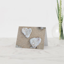 Coral Love Notecard (leeg binnenin) Kaart
