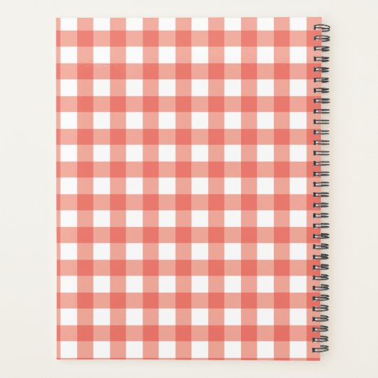 Coral Make My Daisy Planner (Achterkant)