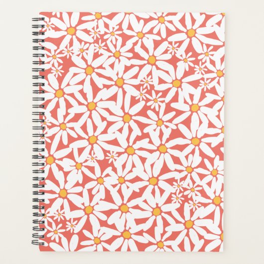 Coral Make My Daisy Planner (Voorkant)