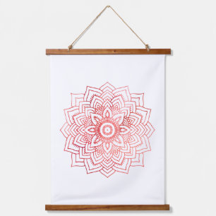 Coral Mandala Hangend Wandkleed